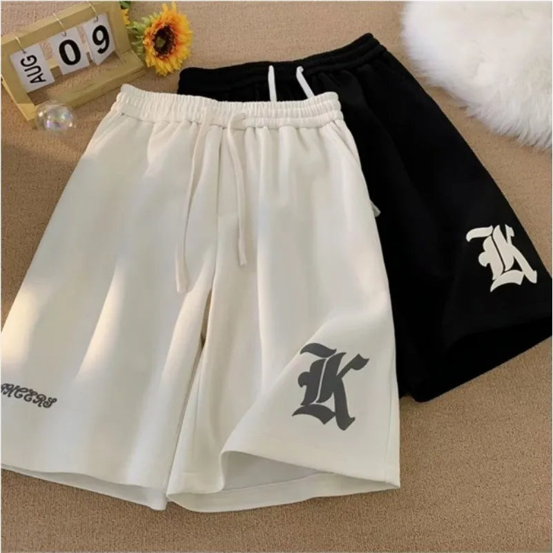 Big Graphic Casual Streetwear Shorts - OutfitLondon