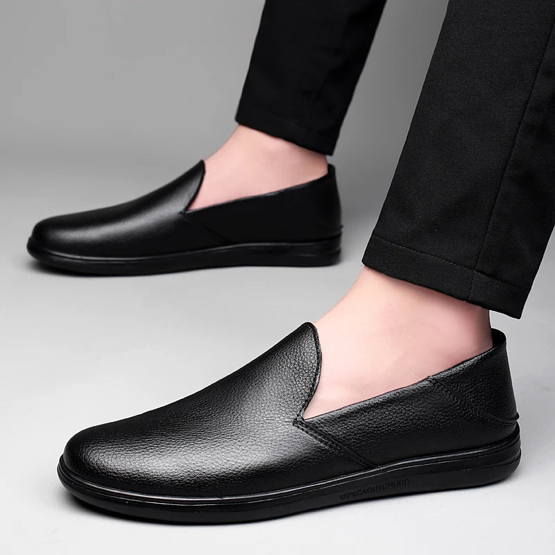 Authentic Luxury Leather Slip On Shoe