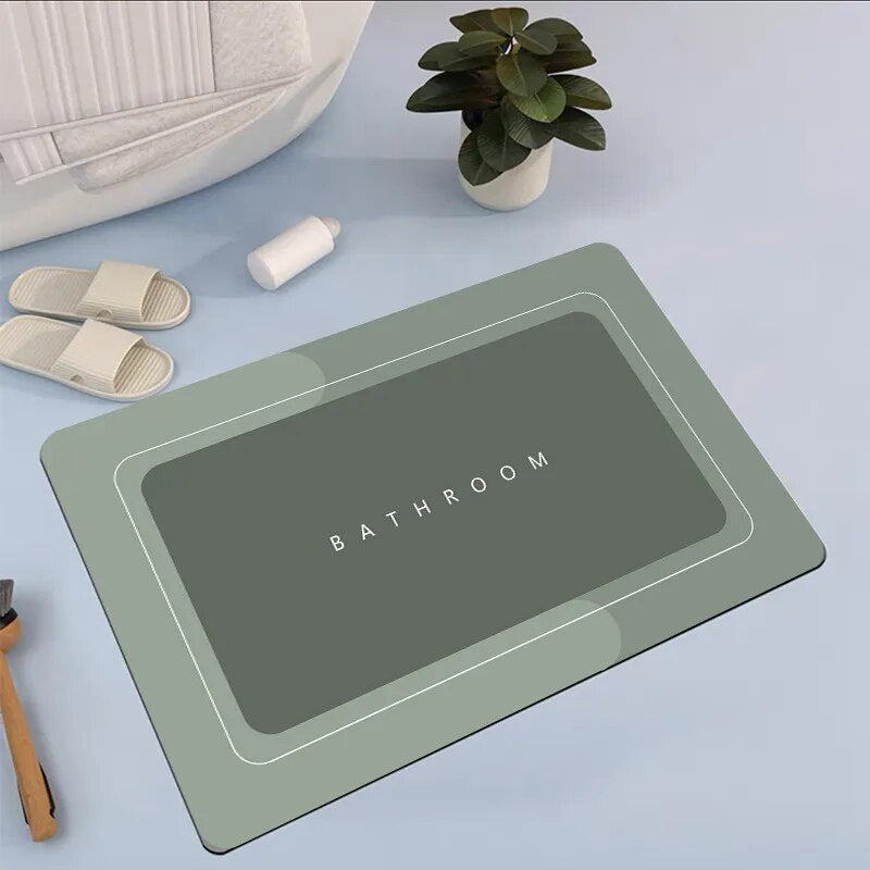 Non Slip Bathroom Mat with Quick Dry Surface