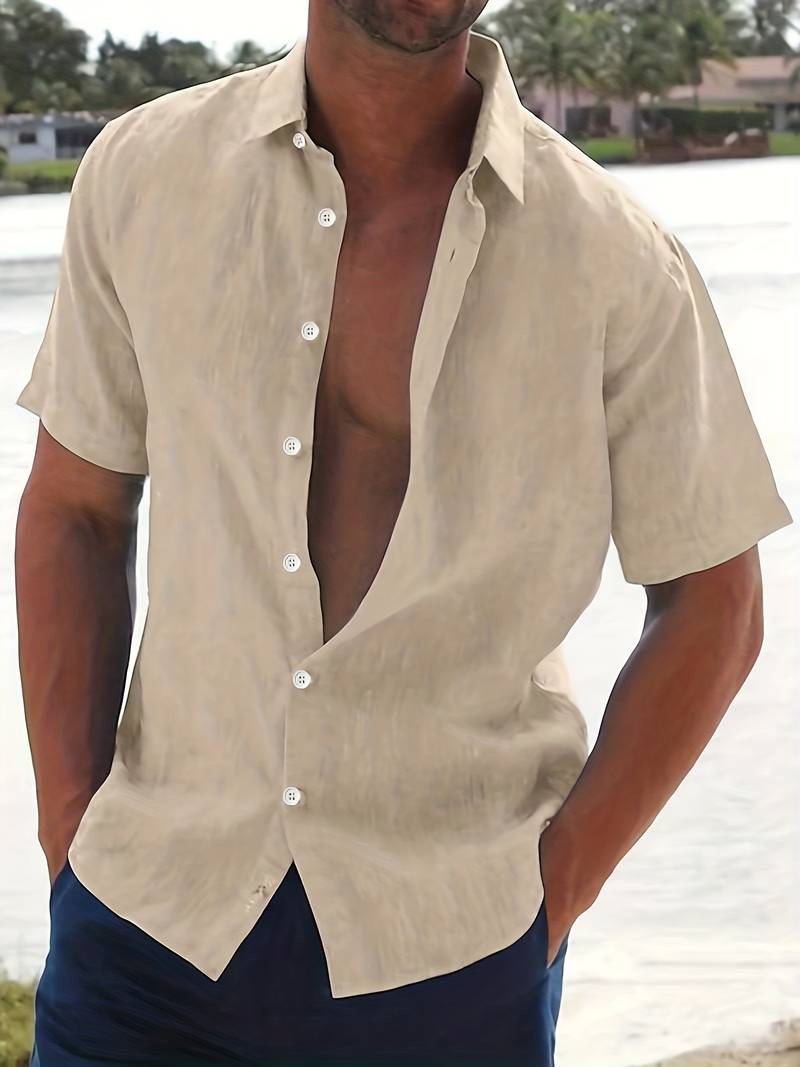 Breathable Casual Short Sleeve Shirt