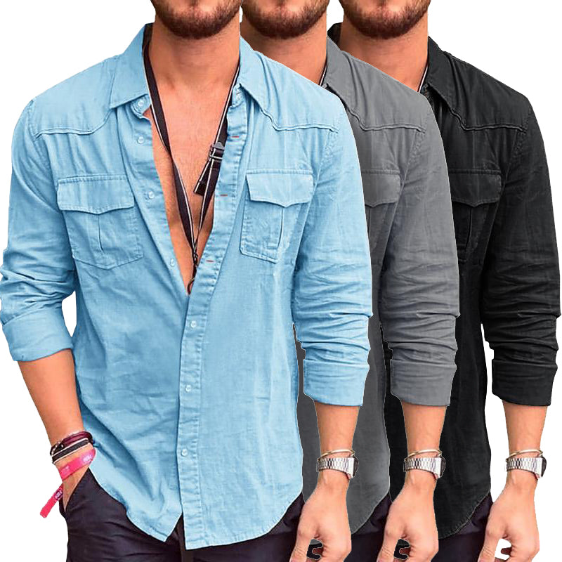 Relaxed Fit Shirt with Pockets