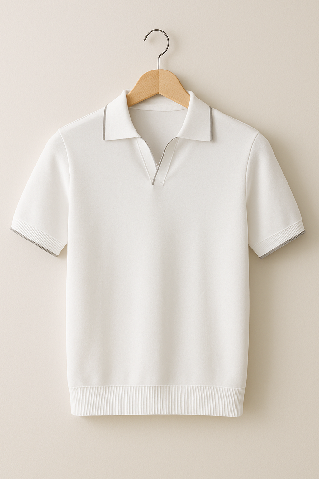 Classic Fit Polo Shirt - Slim Style Contrast Trim