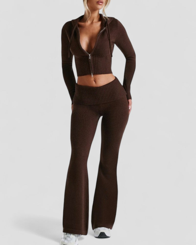 Soft Knit Womens Sweater Set