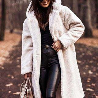 Women's Faux Fur Hooded Winter Coat