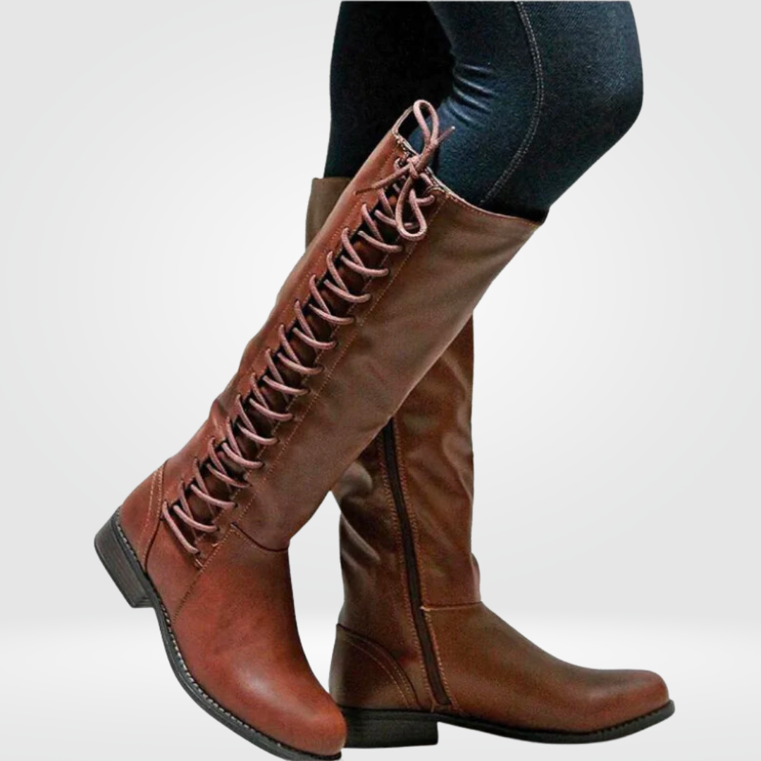 Classic Black Knee High Comfort Boots