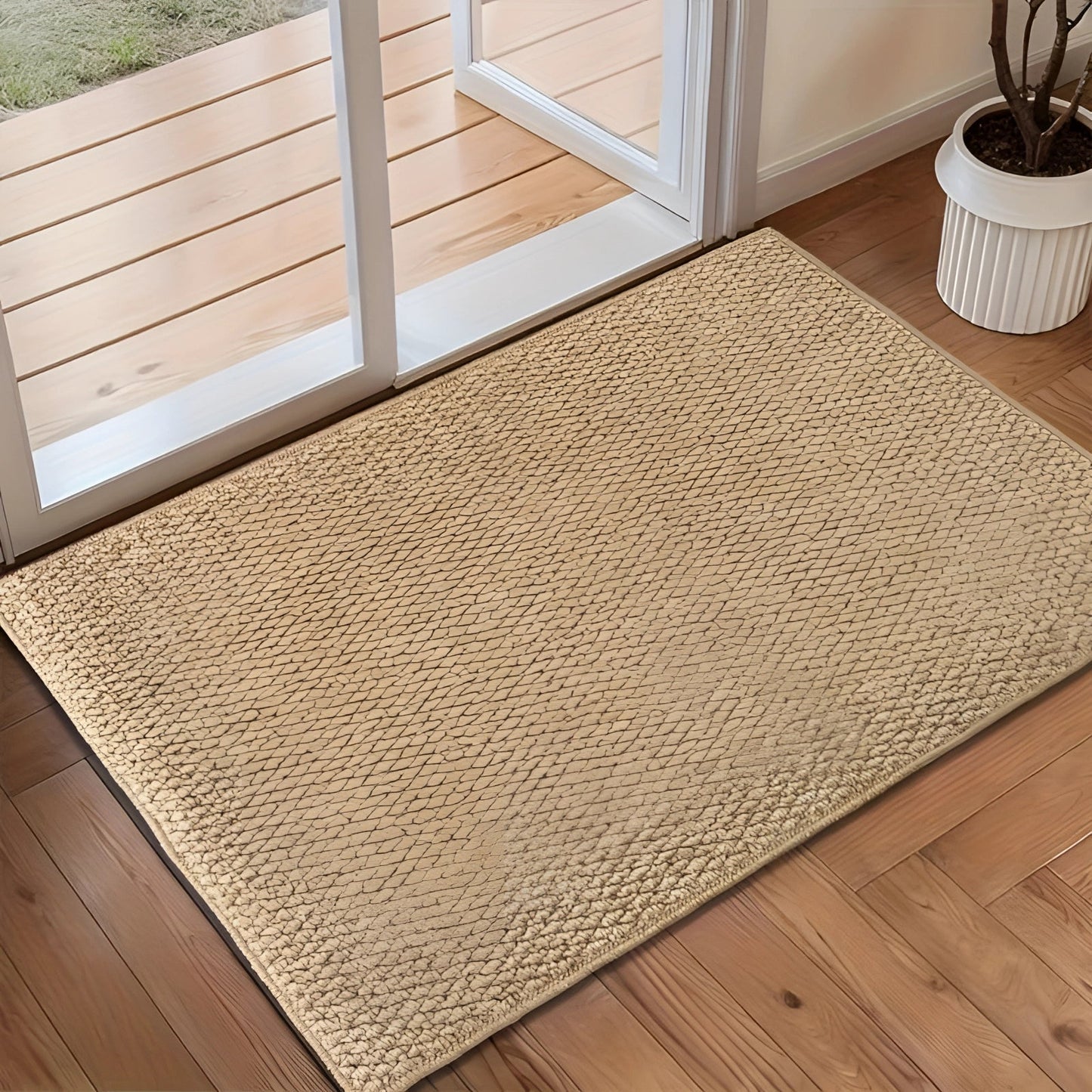 Durable Rubber Outdoor Welcome Mat Large Non Slip Waterproof - OutfitLondon