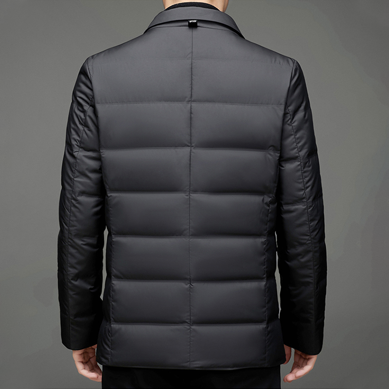 Slim Fit Water Resistant Down Jacket For Men