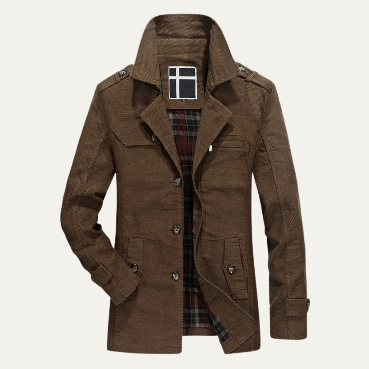 Rugged Corduroy Work Jacket for Men