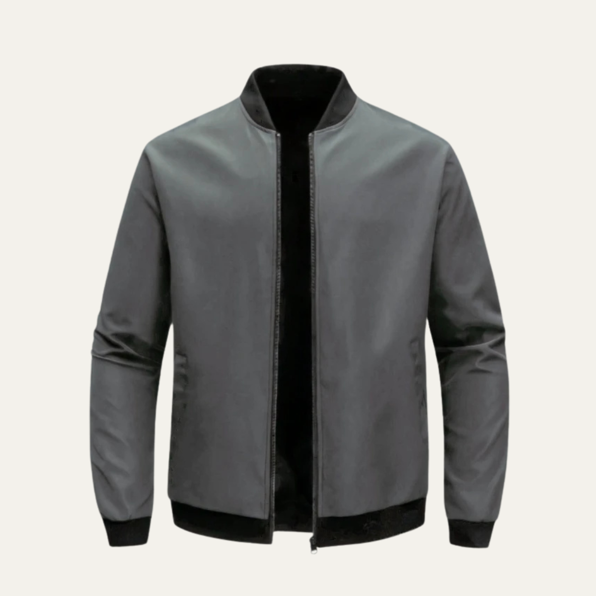 Slim Fit Casual Zip Up Jacket