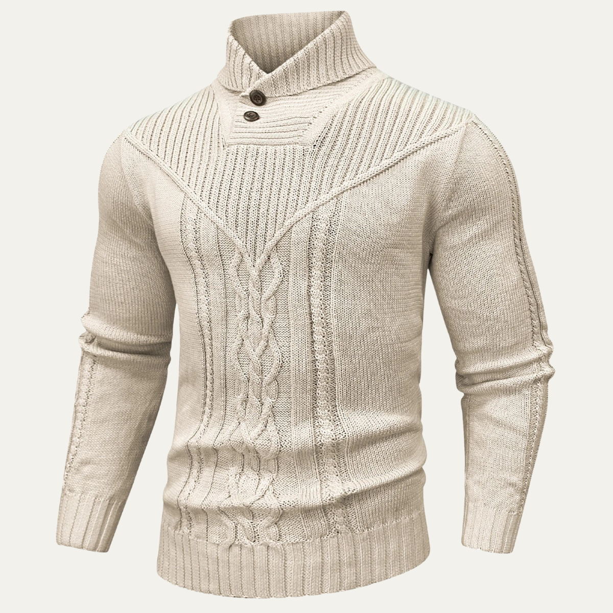 Men's Crew Neck Thick Knit Jumper