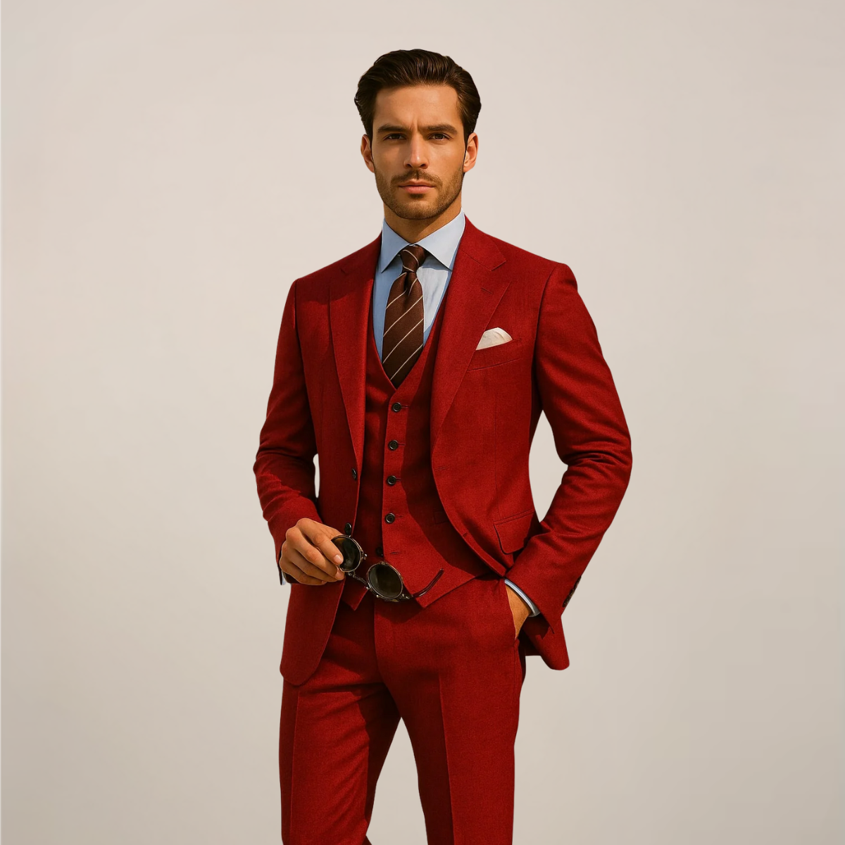 Classic Mens 3 Piece Formal Suit