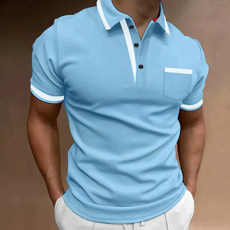 Thyrone Men's Classic Polo Shirt Cotton