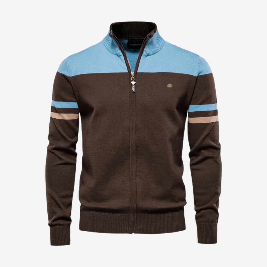 Men's Athletic Zip Up Sweater