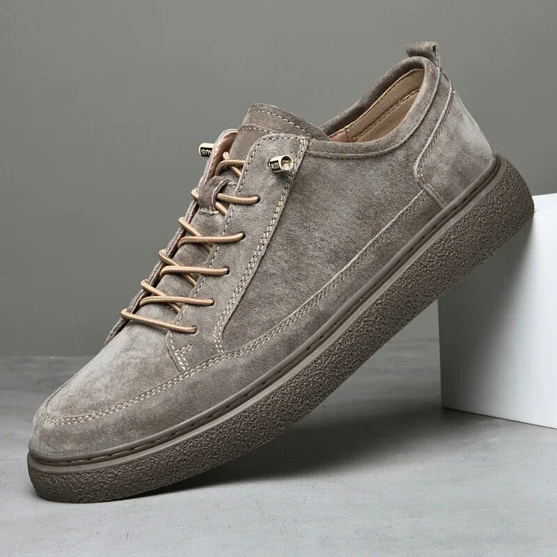 Low Top Sneakers - Lace Up Grip Sole Trainers
