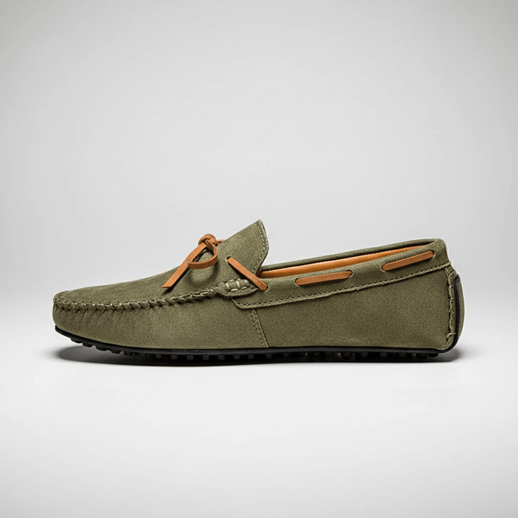 Comfortable Slip On Loafers with Rubber Grip Sole