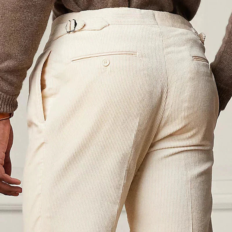 Relaxed Fit Straight Leg Soft Trousers