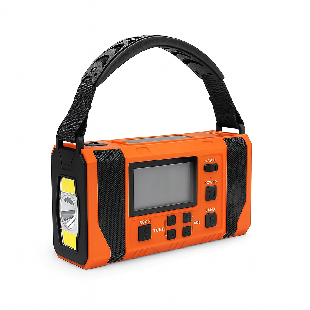 Portable 10000mAh Power Bank Emergency Radio Flashlight - OutfitLondon