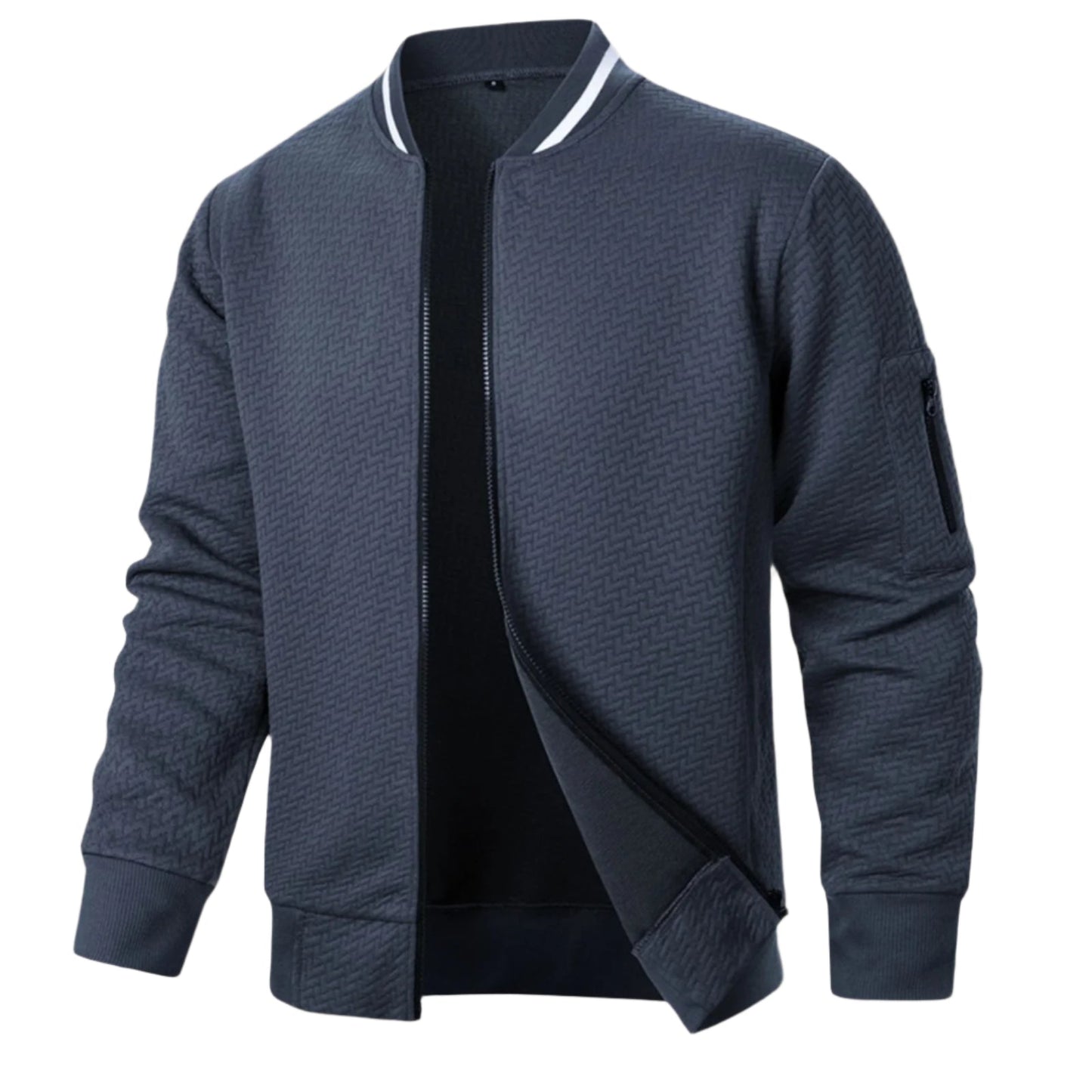Classic Zip Up Knitted Cardigan