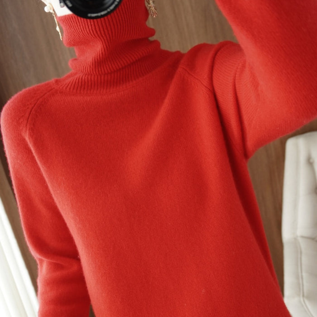 Women's Classic Crew Neck Long Sweater