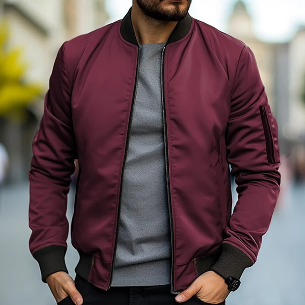 Men's Fashionable Flight Jacket