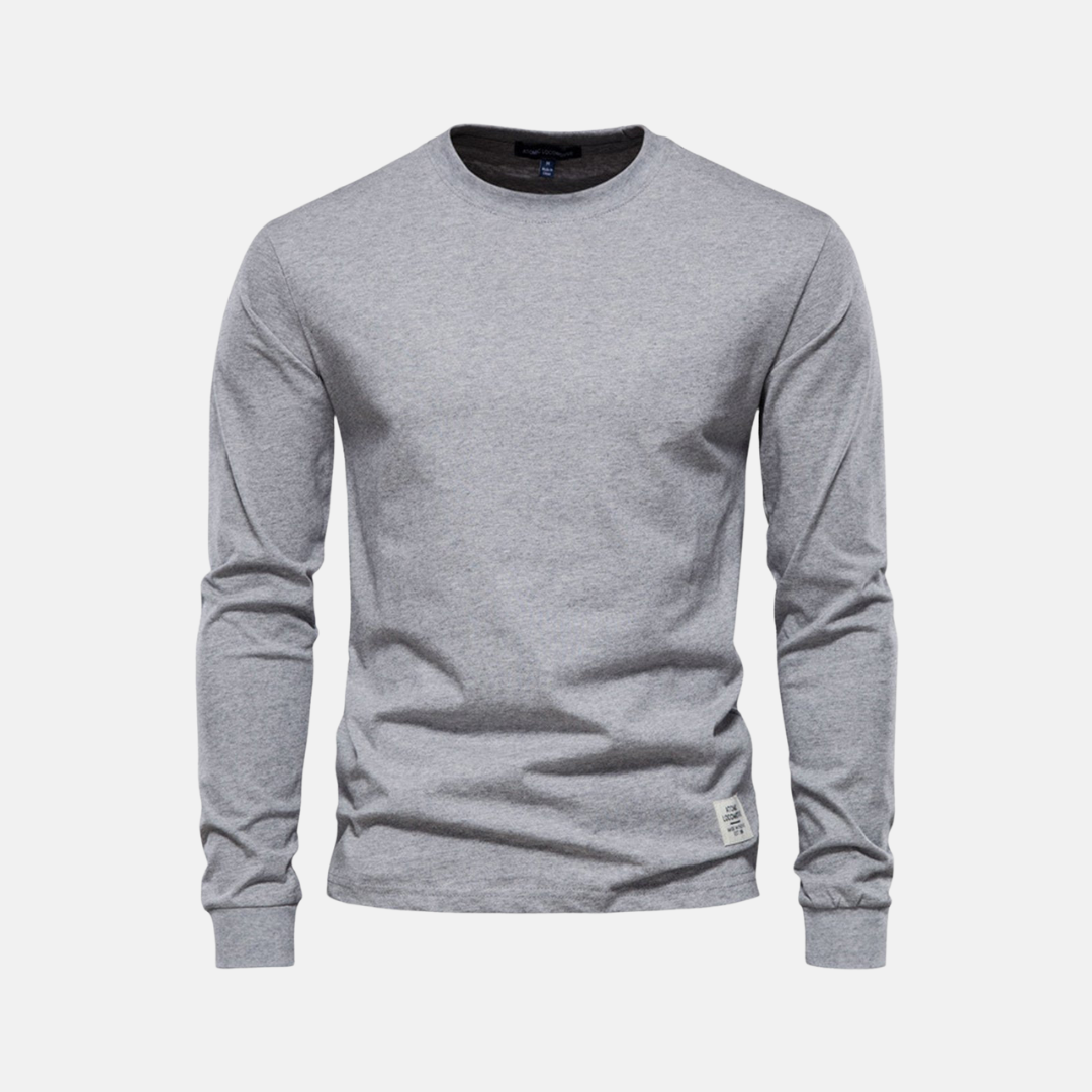 Comfortable Fall Crew Neck Tee for Men