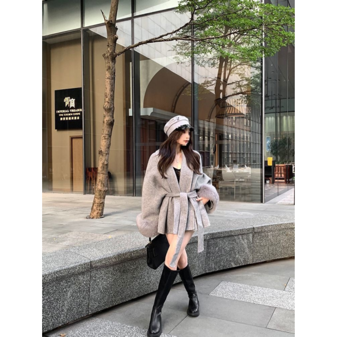 Luxurious Faux Fur Ladies Winter Coat