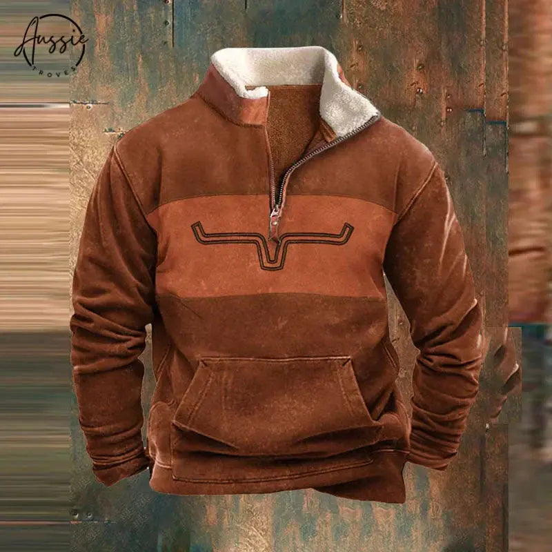 Men's Cozy Fleece Zip-Up Jacket