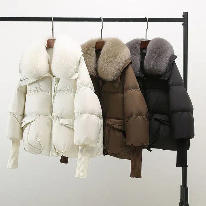 Pink Women's Down Jacket Winter
