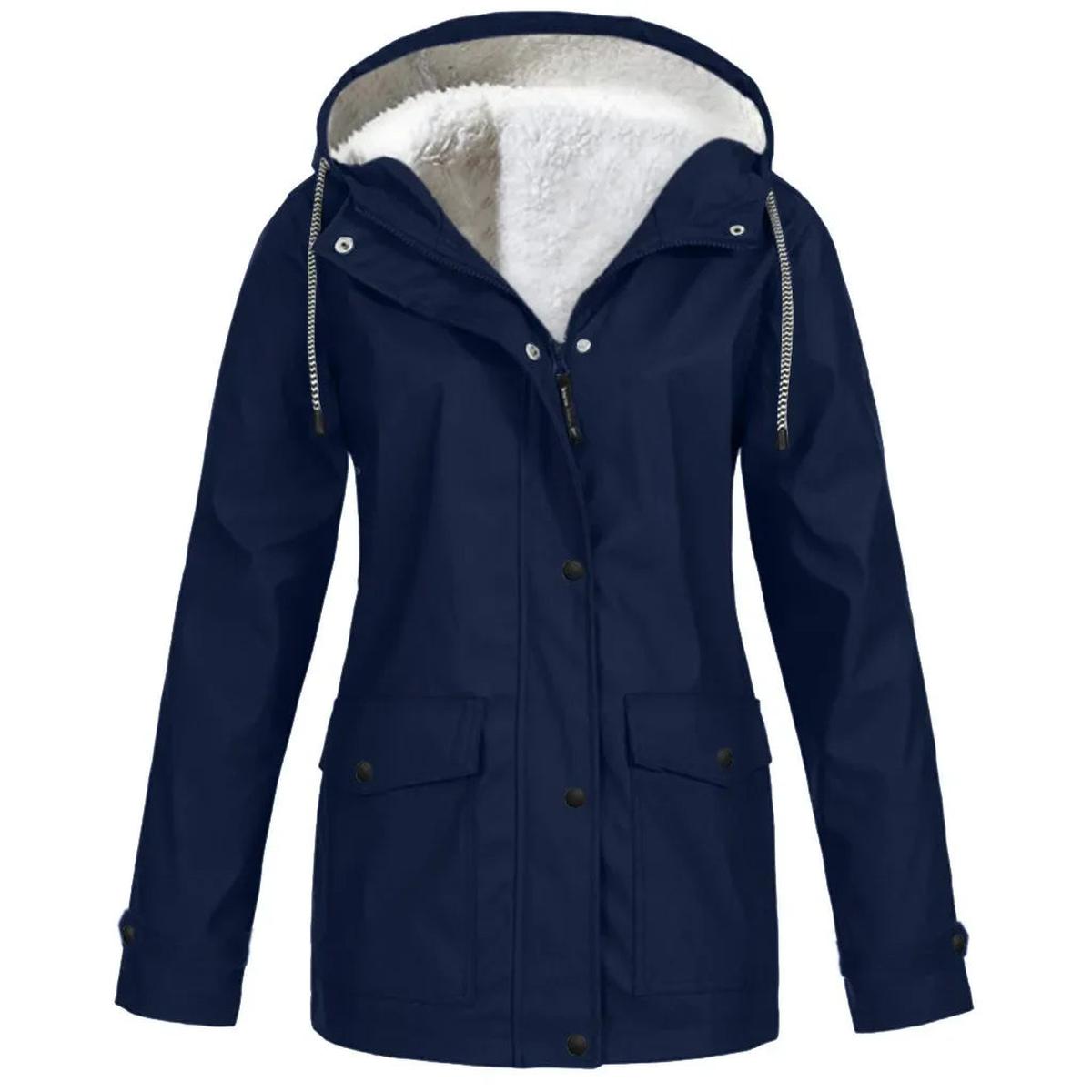 Thermal Waterproof Jacket With Hooded Parka Design