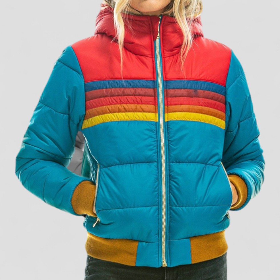 Ladies Insulated Raincoat Parka Jacket