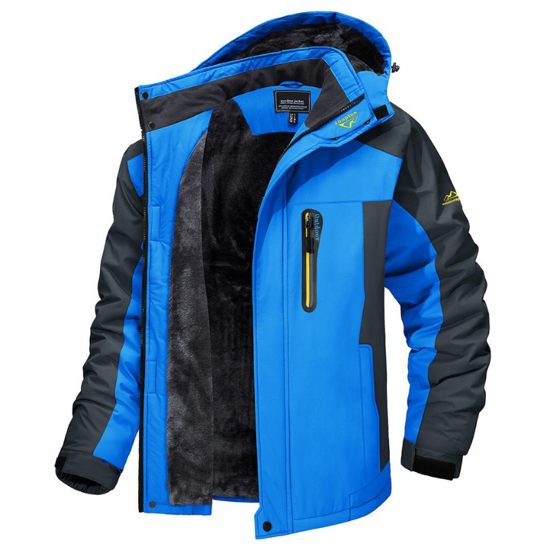 Warm Waterproof Snow Jacket with Fleece Inside