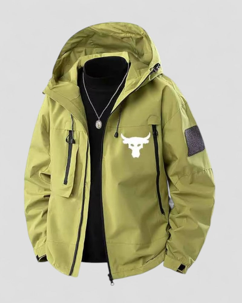 Waterproof Breathable Men's Hoodie for Casual Outdoor Wear