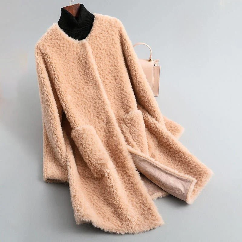 Luxurious Sheepskin Women's Coat