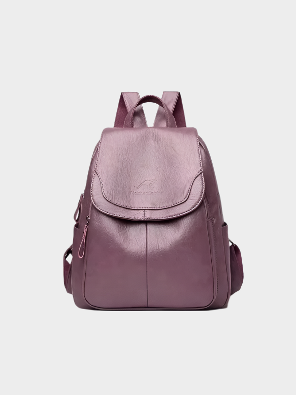 Ladies Synthetic Leather School Backpack