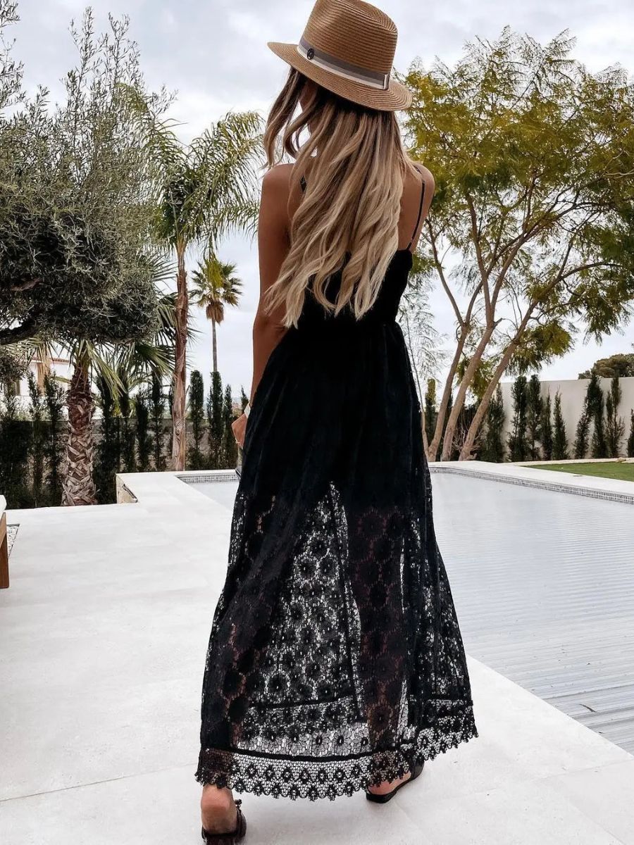 Women's Casual Lightweight Cotton Jumpsuit with Wide Leg
