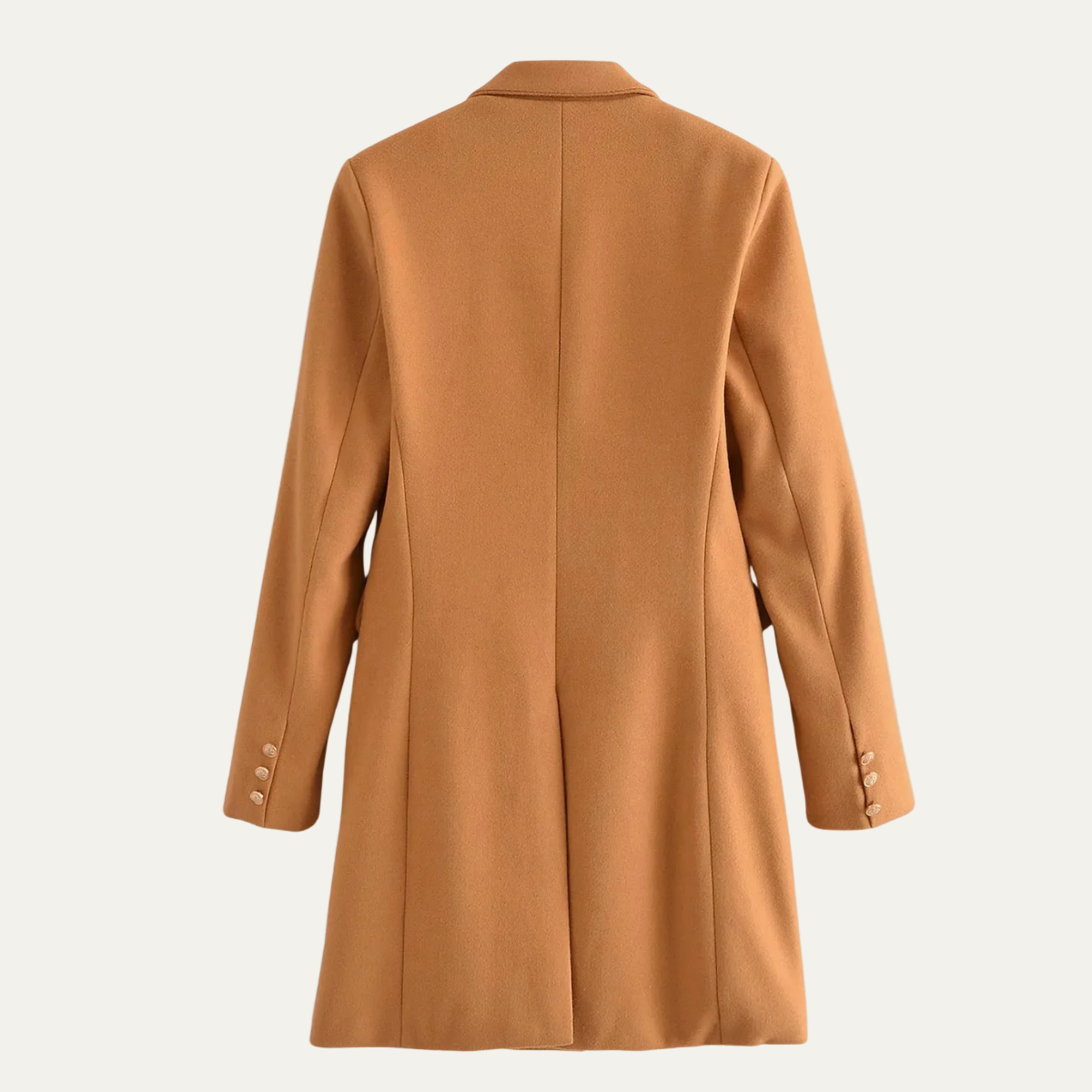 Ladies Classic Button Front Trench Coat