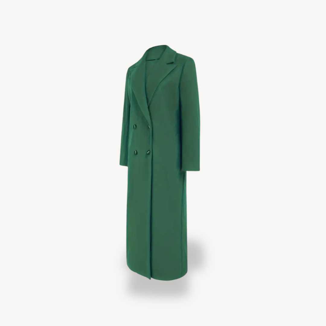 Luxurious Long Wool Winter Coat