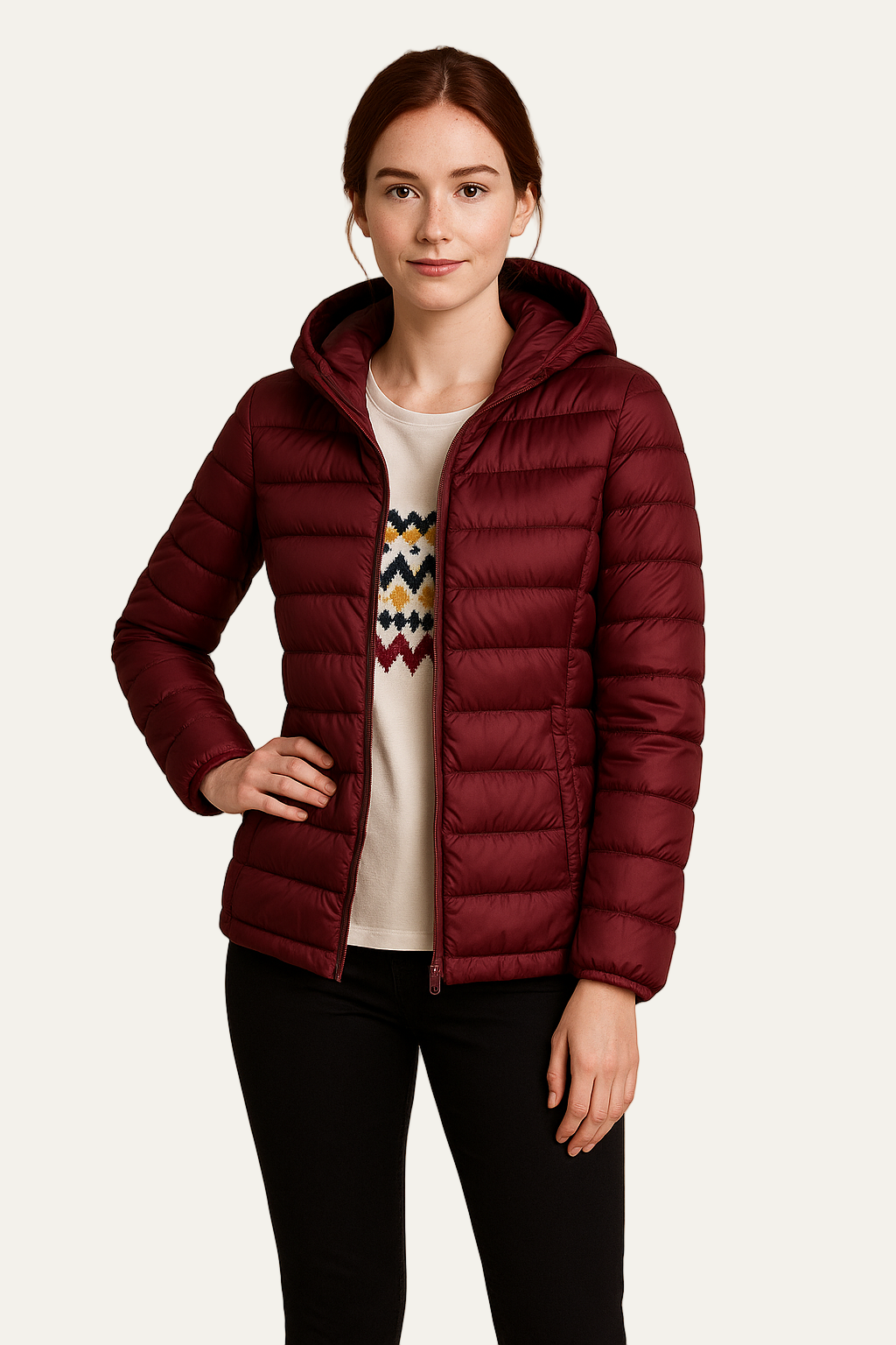 Women's Warm Thick Down Parka Jacket