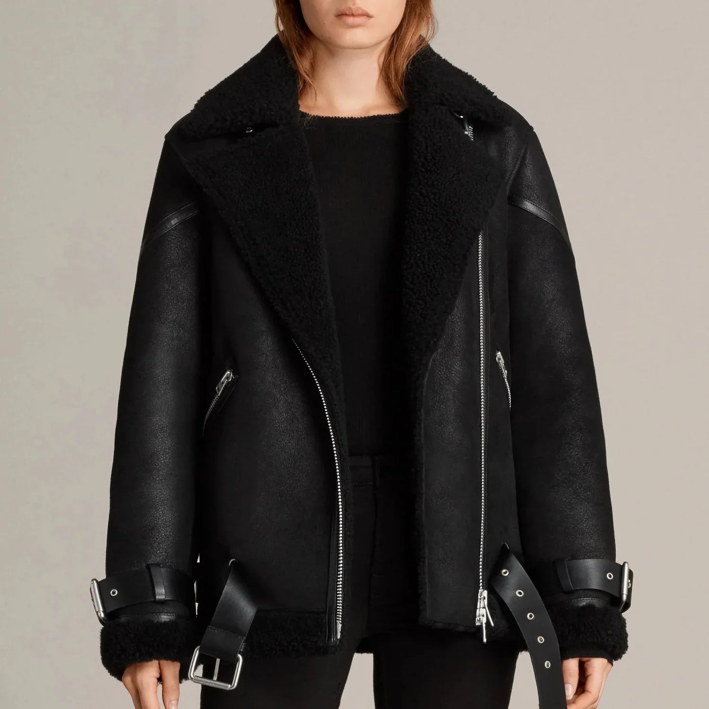Women's Faux Fur Waterproof Parka Coat