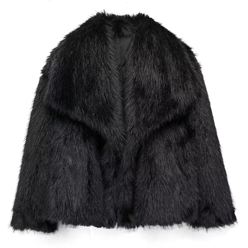 Women's Faux Fur Winter Parka Jacket