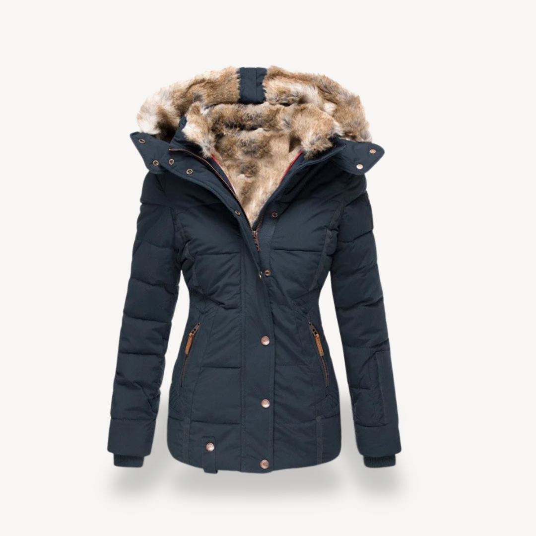 Ladies Warm Parka Jacket Coat