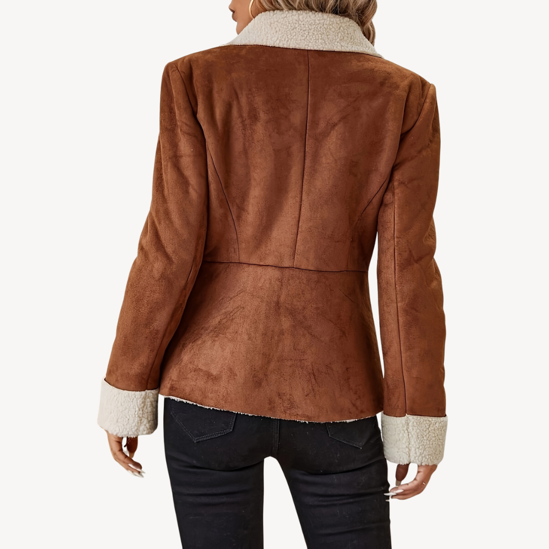 Warm Faux Fur Lined Trench Coat