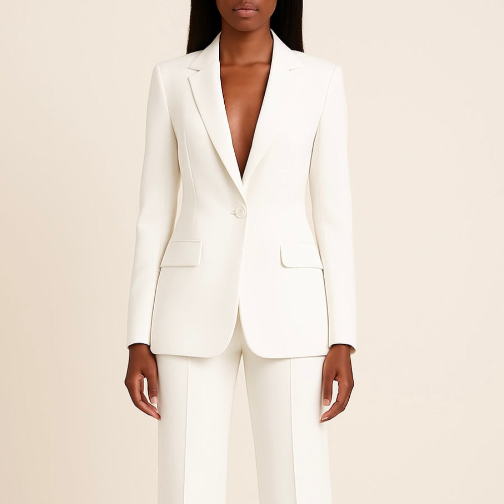Professional Women's Business Jacket Pants Set
