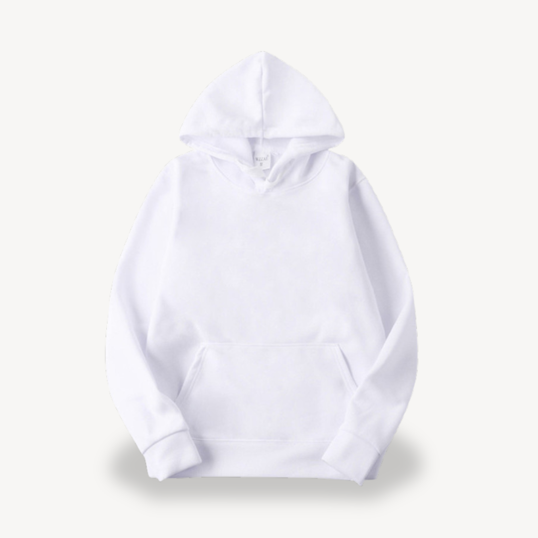 Relaxed Fit Basic Hooded Sweatshirt