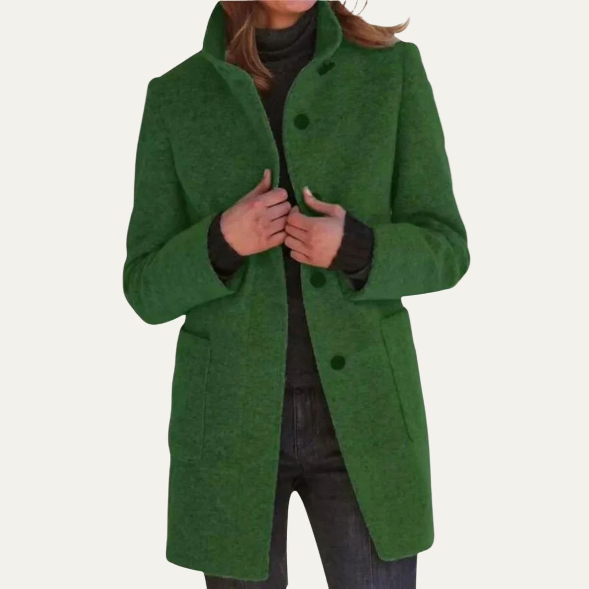 Ladies Classic Long Winter Coat