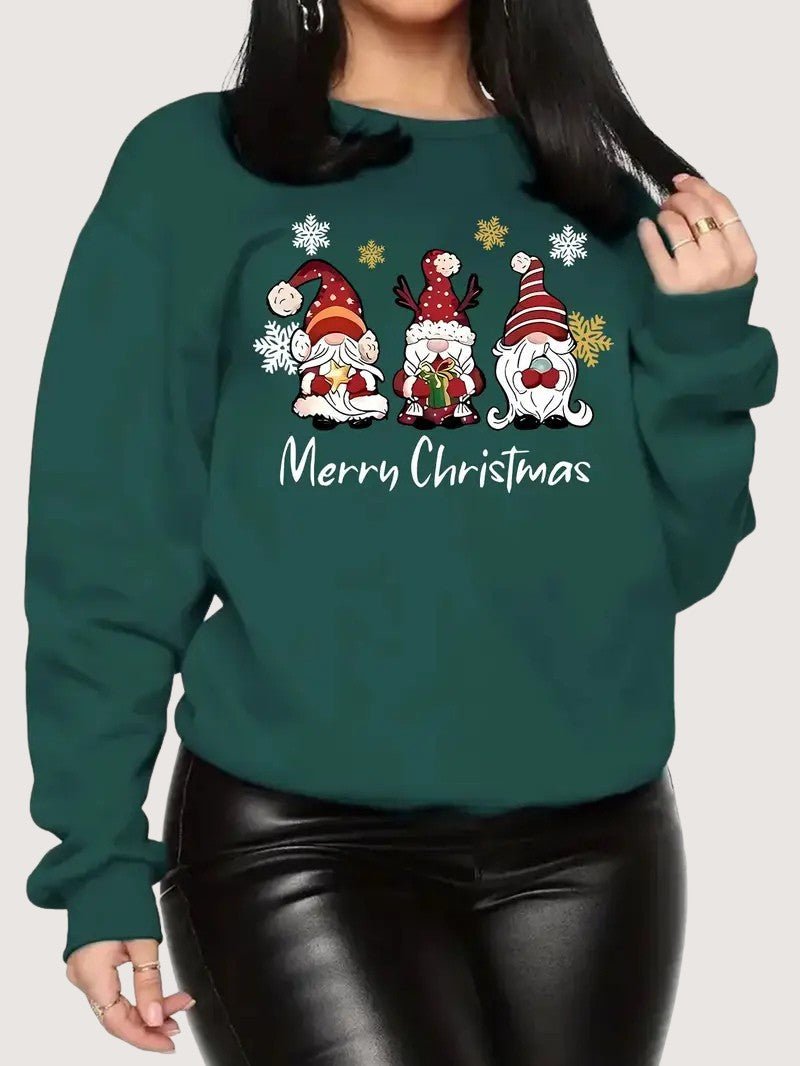 Fun Holiday Gnome Mens Sweatshirt