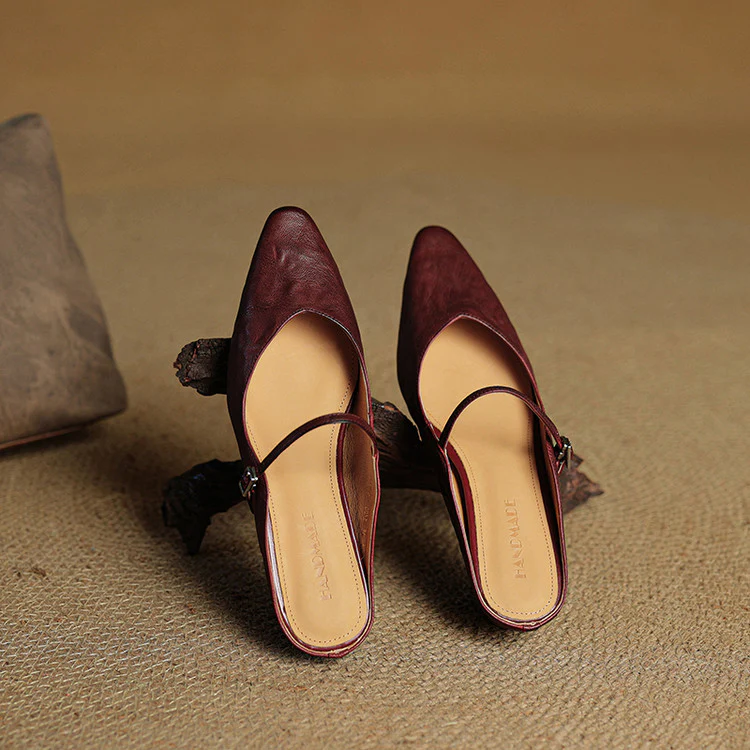 Ladies Real Leather Pumps Shoes