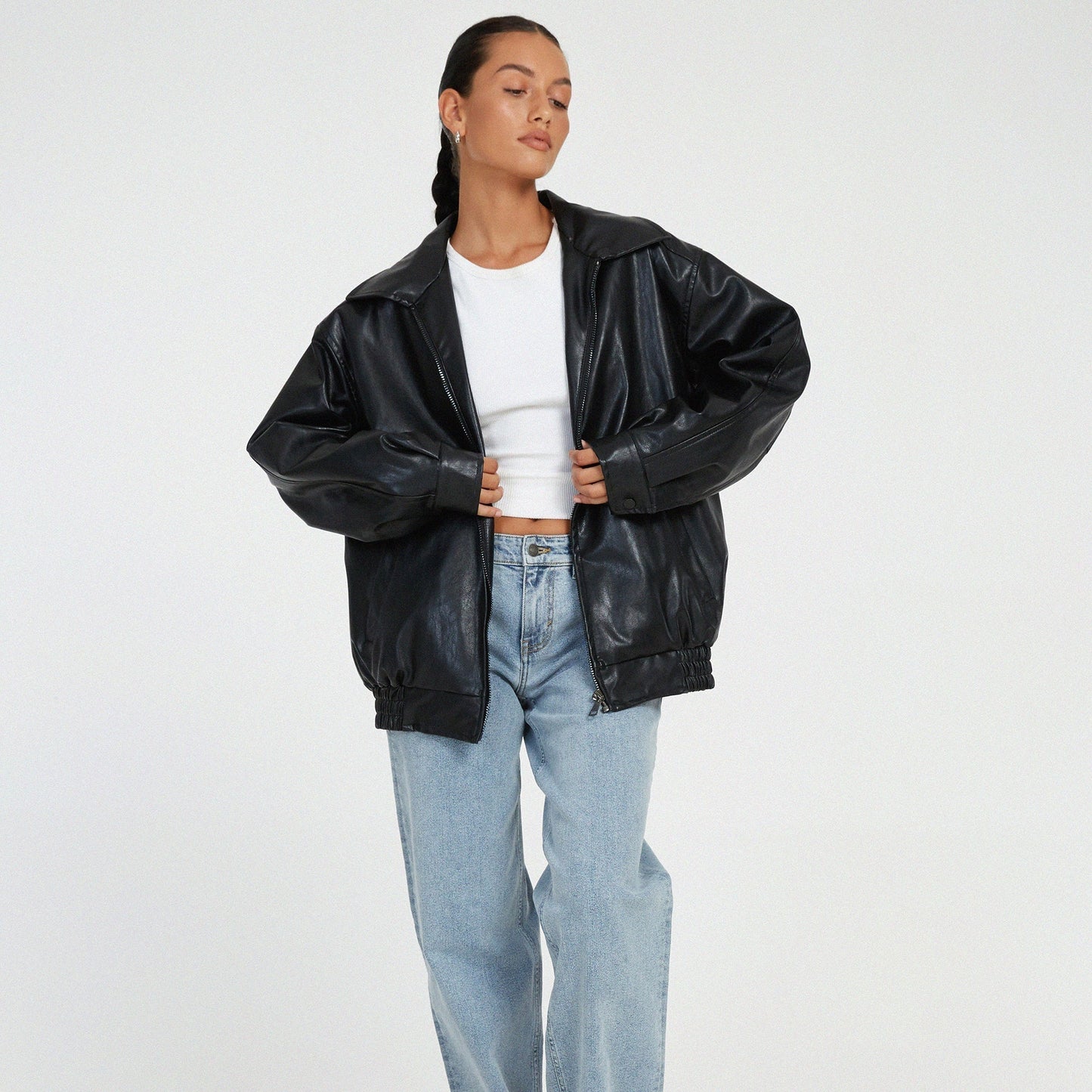 Comfortable Women's Genuine Leather Jacket