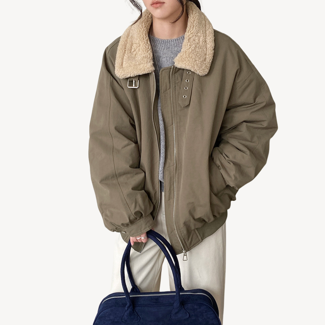 Warm Women's Heavy Fleece Coat