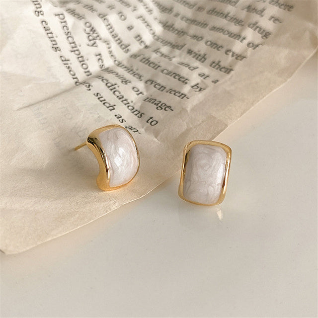 Trendy Love Heart Dangle Earrings for Ladies